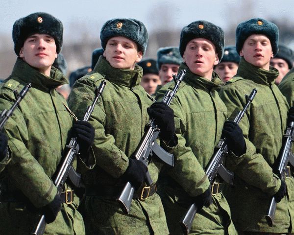Служба в рядах российской армии